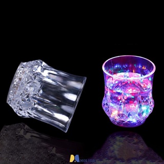 Creative Light Up Led Cups แก้วไวน์/เบียร์กระพริบอัตโนมัติเปลี่ยนสีแก้ว MOLISA MOLISA