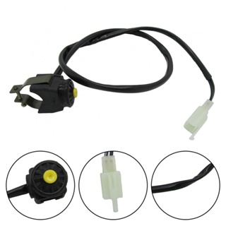 ⚡NEW 8⚡Switch Kill Switch Motorcycle Parts Yellow Push Button 2 Wire Connection