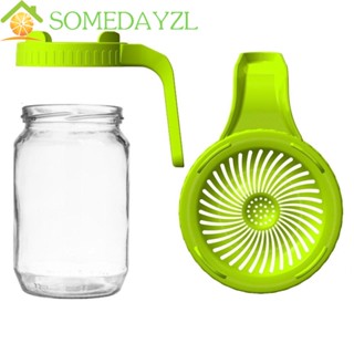 Somedayzl ฝาพลาสติก เกรดอาหาร 86 มม. สีเขียว สําหรับปลูกถั่วงอก