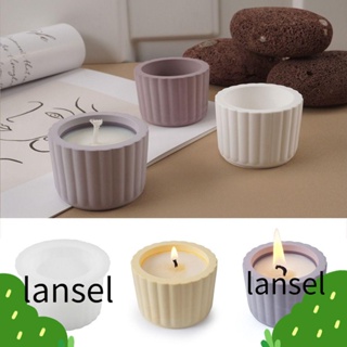 Lansel แม่พิมพ์ซิลิโคนเรซิ่น อีพ็อกซี่ ทรงกลม สไตล์มินิมอล สําหรับทําเทียน DIY