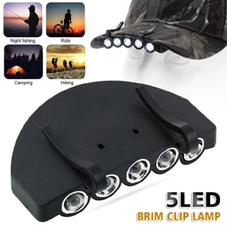 5 LED Baseball Cap Hat Light Head Torch Headlamp for Fishing Camping Hiking