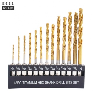⭐24H SHIPING ⭐Drill Bit 6.35mm Shank Bearing Steel Electric Drill Hex Shank Inch Plastic