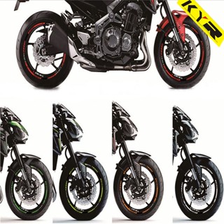 สติกเกอร์สะท้อนแสง กันน้ํา สําหรับติดตกแต่งขอบล้อรถยนต์ KAWASAKI KAWASAKI Z900 3M