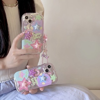 ใหม่ เคสโทรศัพท์มือถือ กันตก ป้องกัน พร้อมสายคล้องมือ สามมิติ สําหรับ Apple Iphone 14promax 13 11 14pro 13pro 14