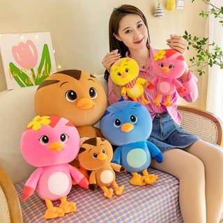 Adorable Chicken Team Plush Toy Cute Meijia Mother Plush Toy Doll Ragdoll for Children Birthday Gift un5y