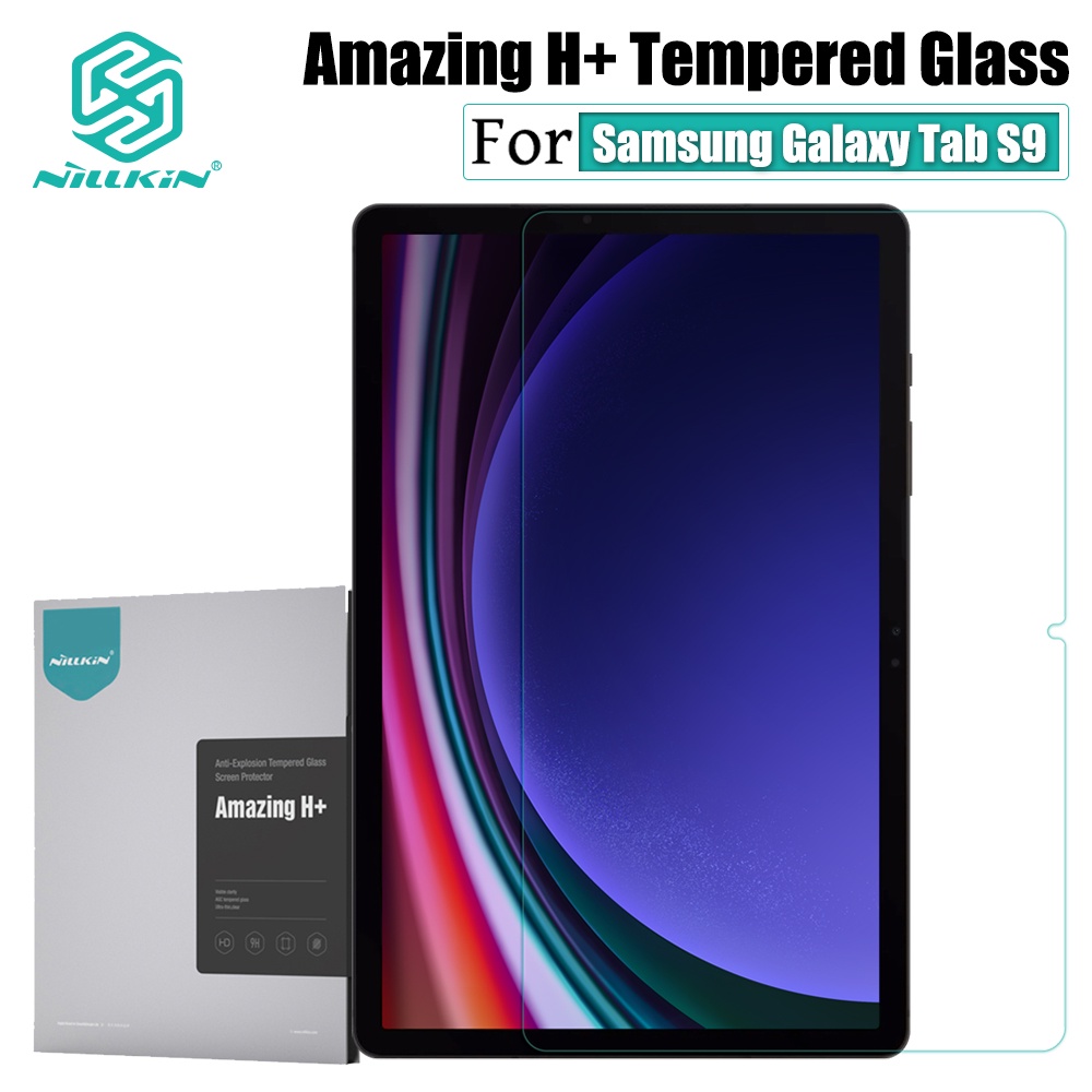Nillkin กระจกนิรภัยกันรอยหน้าจอ H+ 9H สําหรับ Samsung Galaxy Tab S9 S9 FE HD