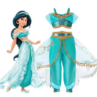 ชุดเจ้าหญิงจัสมิน jasmine aladdin พร้อมส่ง