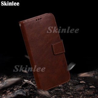 เคสโทรศัพท์หนัง ฝาพับ พร้อมช่องใส่บัตร สําหรับ ZTE Blade A71 A72 A73 ZTE Blade A73 5G