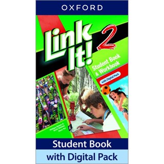 Bundanjai (หนังสือเรียนภาษาอังกฤษ Oxford) Link It! 2 : Students Book with Digital Pack (P)