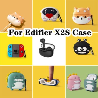 【imamura】เคสหูฟัง แบบนิ่ม ลายการ์ตูนมังกร สําหรับ Edifier X2S Edifier X2S