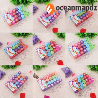 Oceanmapdz ชุดแสตมป์ตรายาง ลายการ์ตูนตัวอักษร 26 ตัว 26 ตัวอักษร 26 ตัวอักษร 26 ชิ้น สําหรับนักเรียน โรงเรียน