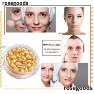 Rosegoods1 Fullerene แคปซูลเซรั่มไวท์เทนนิ่ง ให้ความชุ่มชื้น 30 แคปซูล ใช้ง่าย แบบพกพา