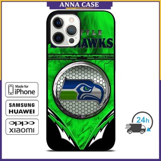 เคสโทรศัพท์มือถือ ลาย Seattle Seahawks The Blue Wave สําหรับ iPhone 14 Pro Max 13 Pro Max Samsung Galaxy Note10+ S21Ultra