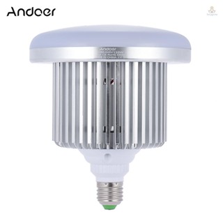 Funygame Andoer หลอดไฟ LED 135W 132 ดวง 5500K E27 สําหรับใช้ถ่ายภาพในสตูดิโอ