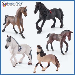 Pst โมเดลม้าจําลอง เสมือนจริง Andalusia Mare Arabian Mare ของเล่นสําหรับเด็ก เก็บสะสม ตกแต่งบ้าน