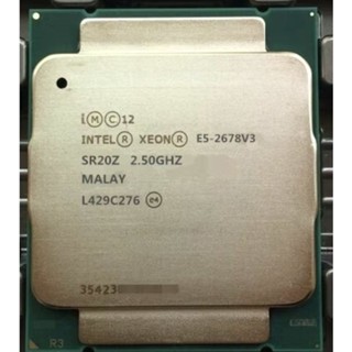 [พร้อมส่ง] สายไฟ cpu E5 2678v3 2.5G 12 Core 24 2011 x99 d3 d4