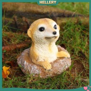 [HelleryTH] รูปปั้น Meerkat สําหรับประดับตกแต่งสวน เตียง ดอกไม้