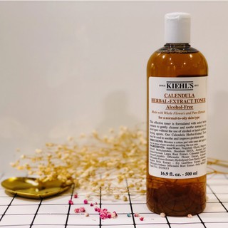 ❤️500 มล.❤️Kiehls Calendula โทนเนอร์สมุนไพร ปราศจากแอลกอฮอล์❤️Kiehl โทนเนอร์