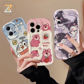 เคสโทรศัพท์มือถือ ซิลิโคน ลายการ์ตูนแมวสีฟ้า สําหรับ OPPO Reno 10 5G Reno 8T 5G Reno 8T 4G Reno 8Z 5G Reno 7Z 5G Reno 8 5G Reno 8 4G Reno 7 4G Reno 6 5G Reno 5 Reno 4F