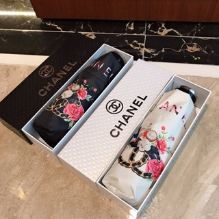 Chanel ร่มกันแดดอัตโนมัติ กัน UV แบบพกพา ทนทาน 72