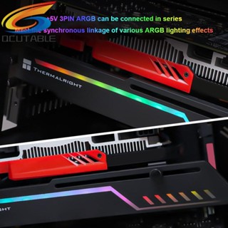 [Qcutable.th] Argb ที่วางการ์ดจอ 5V 3PIN Serial GPU สําหรับเคสเดสก์ท็อป PC