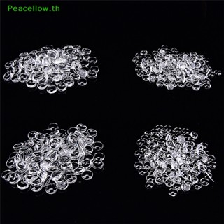 Peacellow ฝาครอบกล้อง ทรงกลม แบบใส ขนาด 6 มม. 8 มม. สําหรับเครื่องประดับ 100 ชิ้น