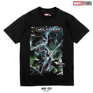 เสื้อยืดการ์ตูน มาร์เวล เสื้อยืด MOON KNIGHT ลิขสิทธ์แท้ MARVEL COMICS  T-SHIRTS (MX-131)