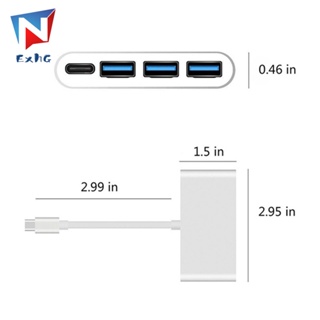 อะแดปเตอร์ฮับชาร์จ Type C USB 3.0 แบบพกพา สําหรับโทรศัพท์มือถือ แล็ปท็อป บ้าน สํานักงาน