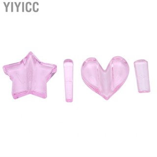 Yiyicc Embossed Mold Nail Equipment Mould Star Heart Shape Art