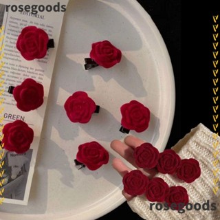 Rosegoods1 กิ๊บติดผมคริสตัล พลอยเทียม ทรงสี่เหลี่ยมผืนผ้า ทรงเรขาคณิต เครื่องประดับ สําหรับผู้หญิง 5 ชิ้น 10 ชิ้น