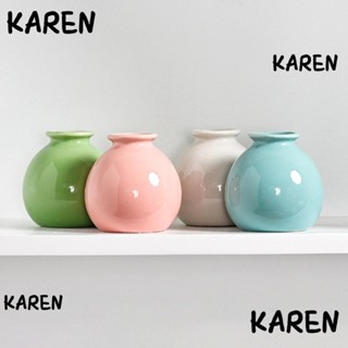 Karen แจกันดอกไม้ สีสันสดใส เครื่องประดับตั้งโต๊ะ