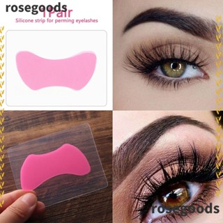 Rosegoods1 แผ่นดัดขนตา นํากลับมาใช้ใหม่ได้ เครื่องมือปลูกขนตา อุปกรณ์แต่งหน้า เครื่องมือดัดขนตา