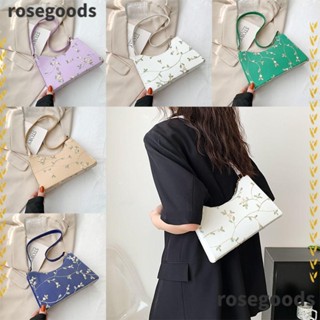 Rosegoods1 กระเป๋าสะพายไหล่ หนัง PU เจลลี่ แต่งลูกไม้ แฟชั่นสําหรับสตรี