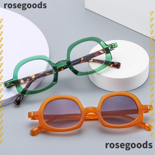 Rosegoods1 แว่นตาแฟชั่น ป้องกันแสงสีฟ้า แบบพกพา กรอบเบาพิเศษ ทนทาน