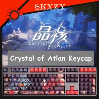 Crystal of Atlan Keycaps Cherry Profile COA Theme PBT Dye Sub ปุ่มกดคีย์บอร์ด Keycaps