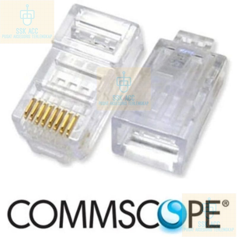 JACK CONNECTOR RJ45 ORIGINAL / CONNECTOR RJ45 COMMSCOPE LAN NETWORK