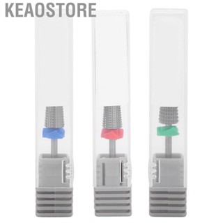 Keaostore Nail Grinding Head  Polish  Portable Compact Wear Resistant Tungsten Steel Polishing Bits for Home Tattoo Salon Care