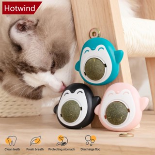 Hotwind ลูกบอลเพนกวิน หมุนได้ อุปกรณ์เสริม สําหรับสัตว์เลี้ยง แมว P7R6