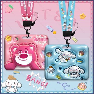 News ปลอกแขน ลายการ์ตูน Sanrio Kuromi Lotso น่ารัก ป้องกันการสูญหาย สําหรับนักเรียน