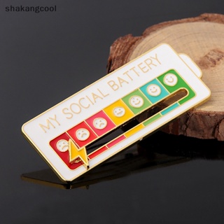 Shakangcool เข็มกลัดเคลือบ รูปสังคมตลก สร้างสรรค์ เครื่องประดับ สําหรับผู้ชาย ผู้หญิง