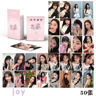 Joy การ์ดโลโม่ เลเซอร์ กํามะหยี่ สีแดง 50 ชิ้น/ชุด