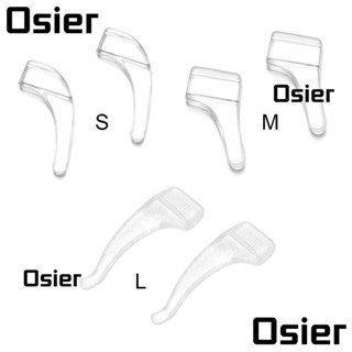 Osier1 10 คู่ ตะขอเกี่ยวหู ปลายแก้ว อุปกรณ์เสริมแว่นตา ซิลิโคน