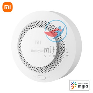 Mif) เครื่องตรวจจับควัน Xiaomi เซนเซอร์ตรวจจับควัน Mijia Fire Alarm MIUI Alarm Mi Home APP รีโมตคอนโทรล การเชื่อมโยงแบบเงียบ อัจฉริยะ พร้อมอุปกรณ์พร้อมเกตเวย์ BT