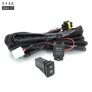 ⭐24H SHIPING ⭐Switch 12V SPST On-off Relay 16AWG Wire Kit 4-Pin Wiring 40A Car Fog H11