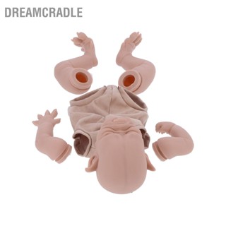 DreamCradle ชุดตุ๊กตา Reborn สัตว์ขนาด 19 นิ้วแบบยืดหยุ่น DIY Unpainted Blank Doll Kit Collection Toy