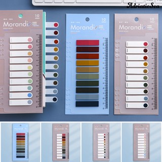 [ADS]❃แท็บดัชนี 200 ชิ้น พร้อมไม้บรรทัด สเกล มีกาวในตัว เขียนได้ กันน้ํา มาร์กเกอร์หน้า เหนียว จัดหมวดหมู่ แฟ้ม ที่คั่นหนังสือ