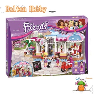 Baltan toy BH1 บล็อคตัวต่อ ลาย Heartlake Cupcake Cafe 10496 41119 ของเล่น สําหรับเด็กผู้หญิง EF3