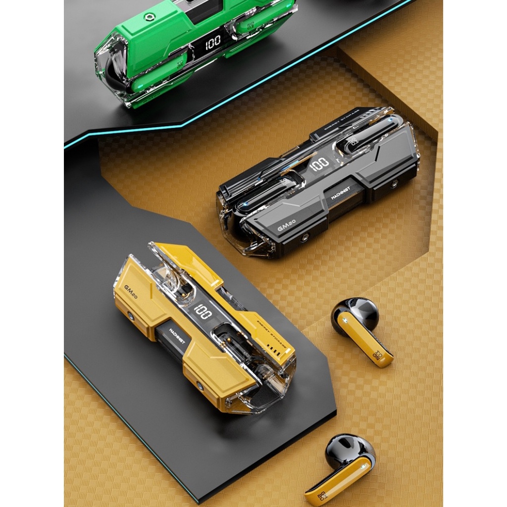 💥2025💥หูฟังเล่นเกมรุ่นGM20Pro ไฟแอลอีดี กันน้ำ TWS ลูทูธไร้สาย ใหม่ล่าสุด