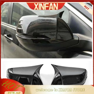 Xinfan ฝาครอบกระจกมองหลังรถยนต์ คาร์บอนไฟเบอร์ พลาสติก ABS สําหรับ Honda CR-V 2017 2018 2019 2020 2021 CRV