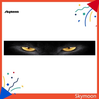 Skym* สติกเกอร์ ลายกะโหลก 3D สําหรับติดตกแต่งกระจกหน้ารถยนต์